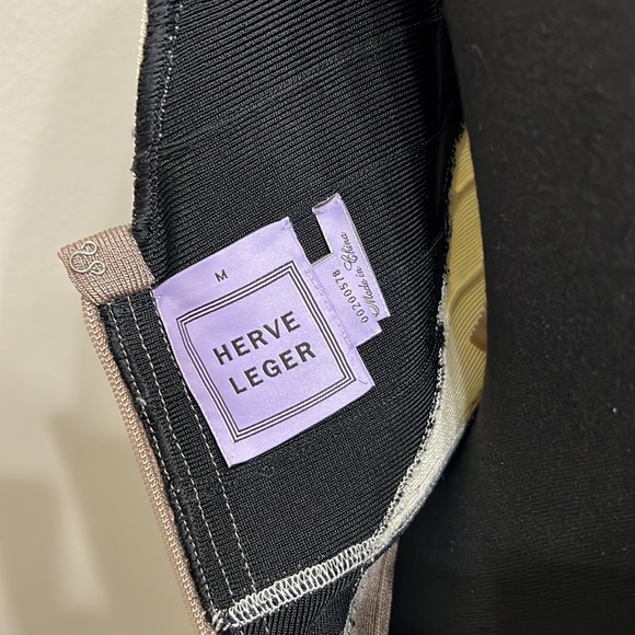 Like New Herve Leger Colorblock Dress - Picture 7 of 9